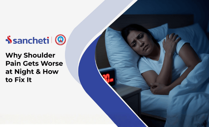 Reasons of shoulder pain at night