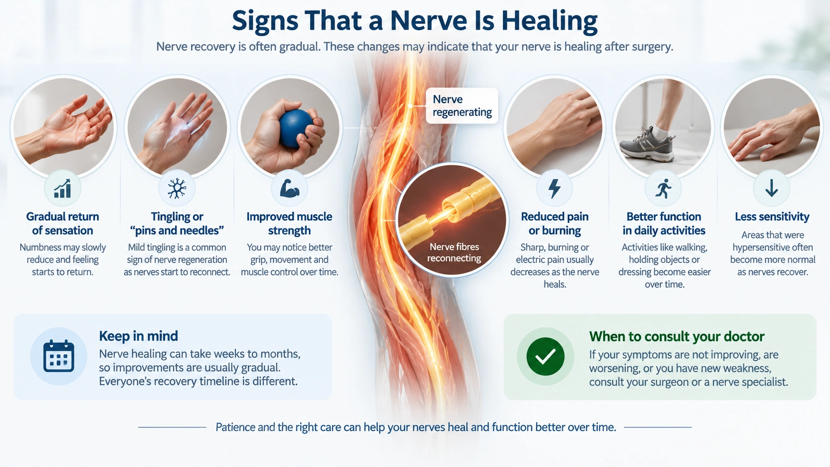 Signs of Nerve Healing